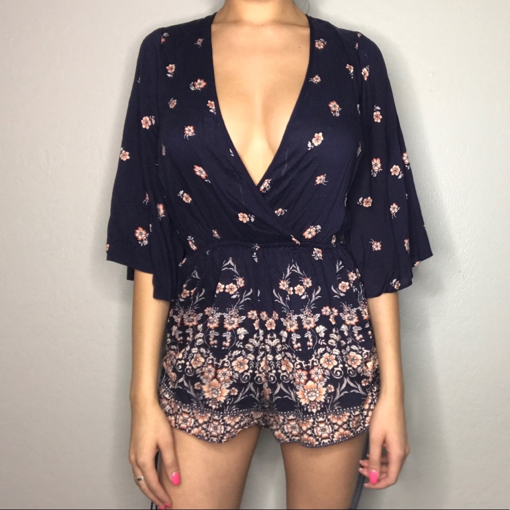 FLORAL ROMPER 💫